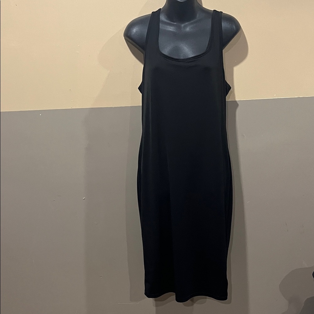 🖤 SHEIN Curve Black Sleeveless Bodycon Midi Dress (1XL) – New With Tag